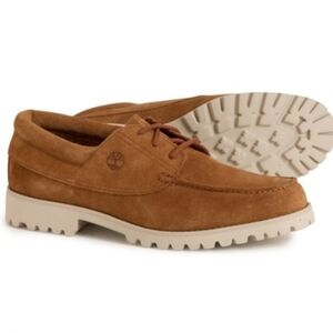 Timberland Men's Tan Suede Boat Shoes